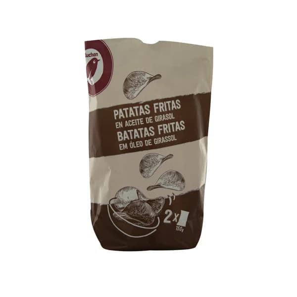PRODUCTO ALCAMPO Patatas fritas cartucho PRODUCTO ALCAMPO 2 uds. x 150 g. - 0.3 kg - Imagen del producto en Findit