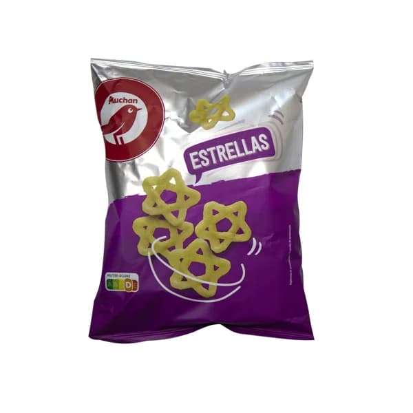PRODUCTO ALCAMPO Snack de patata con forma de estrella PRODUCTO ALCAMPO bolsa de 50 g. - 0.05 kg - Imagen del producto en Findit
