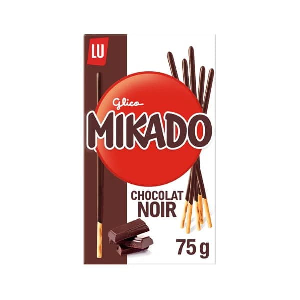 MIKADO, LU Palitos de Galleta Cubiertos de Chocolate negro 75 g. - 0.08 kg - Imagen del producto en Findit