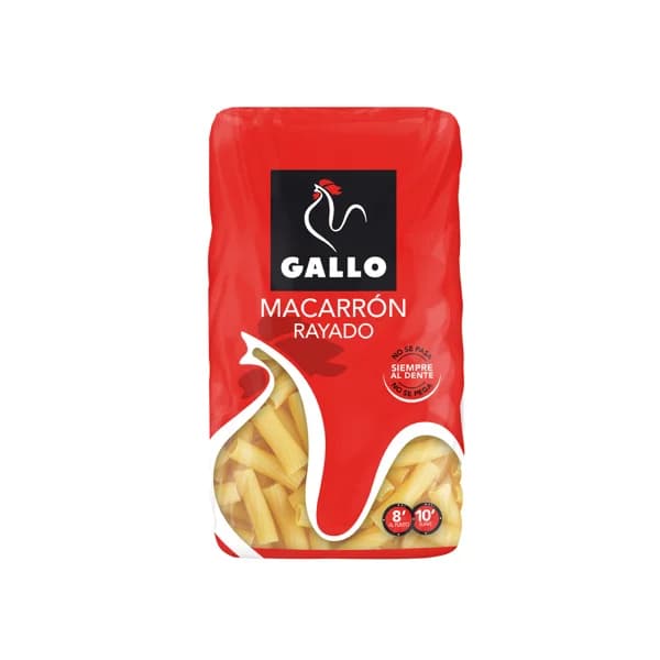 GALLO Pasta macarrón rayado GALLO paquete de 450 g. - 0.45 kg - Imagen del producto en Findit