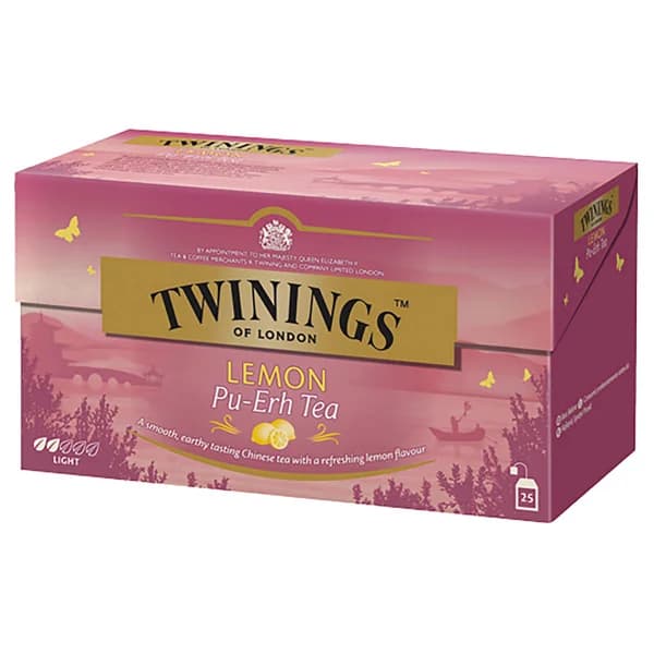 TWININGS Té rojo pu-erh al limón 25 uds. 50 g, - 0.05 kg - Imagen del producto en Findit