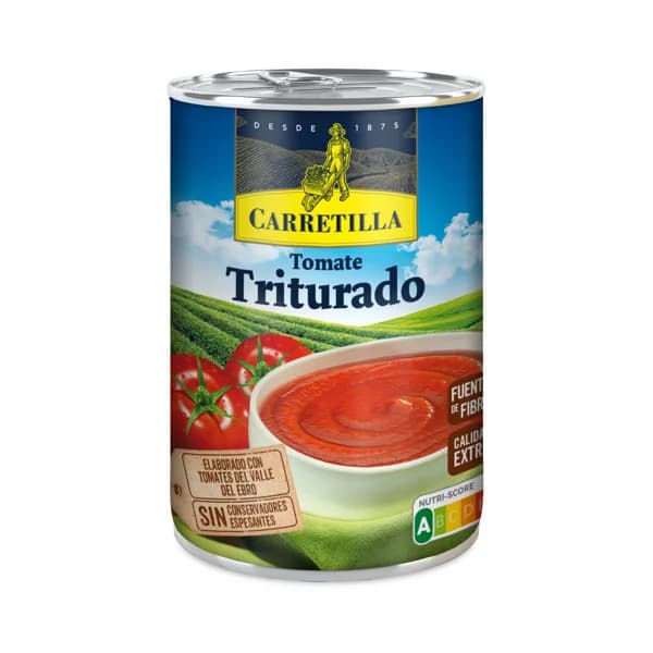 CARRETILLA Tomate triturado lata de 400 g. - 0.4 kg - Imagen del producto en Findit