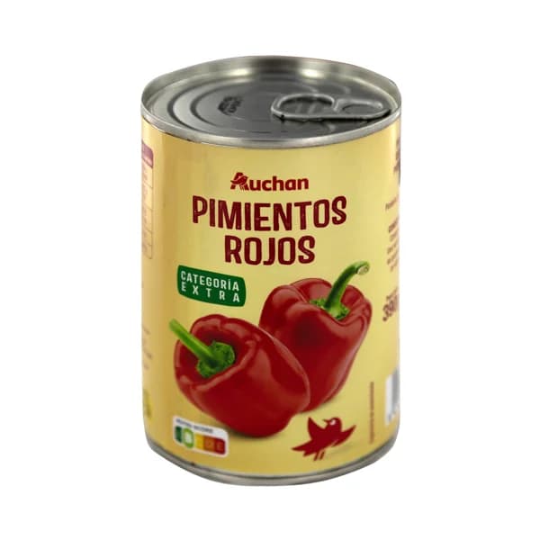 PRODUCTO ALCAMPO Pimientos rojos categoría extra lata de 250 g. - 0.25 kg - Imagen del producto en Findit