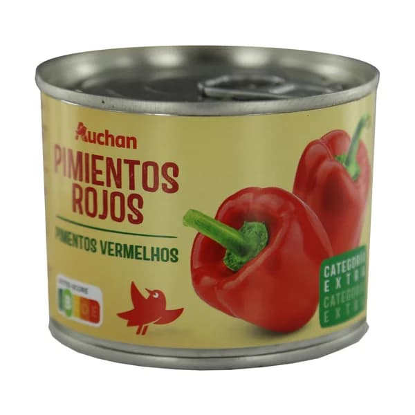 PRODUCTO ALCAMPO Pimientos rojos de categoría extra lata de 125 g. - 0.12 kg - Imagen del producto en Findit