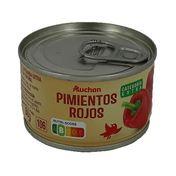 PRODUCTO ALCAMPO Pimientos rojos de categoría extra lata de 60 g. - 0.06 kg - Imagen del producto en Findit