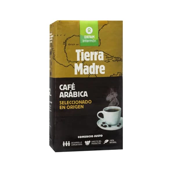 INTERMÓN OXFAM TIERRA MADRE Café 100% Arábica 250 g. - 0.25 kg - Imagen del producto en Findit