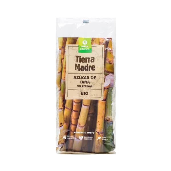 INTERMÓN OXFAM Azúcar de caña sin refinar ecológica de Paraguay INTERMÓN OXFAM 500 g. - 0.5 kg - Imagen del producto en Findit