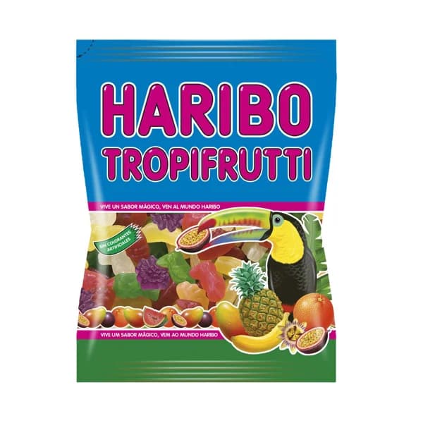 HARIBO Caramelos de goma con forma de frutas HARIBO TROPIFRUTTI 200 g. - 0.15 kg - Imagen del producto en Findit