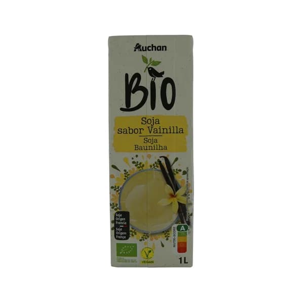 ALCAMPO ECOLÓGICO Bebida ecológica de soja sabor vainilla 1 l. - 1 l - Imagen del producto en Findit