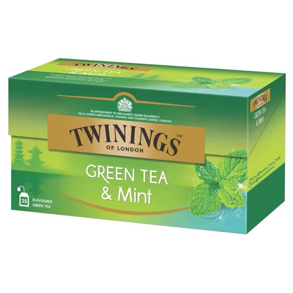 TWININGS Té verde con menta 25 uds. 50 g. - 0.05 kg - Imagen del producto en Findit