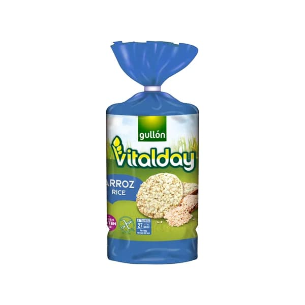 GULLÓN Tortitas de arroz GULLÓN VITALDAY 130 g. - 0.13 kg - Imagen del producto en Findit
