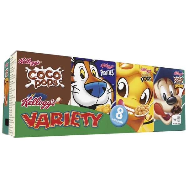 KELLOGG'S VARIETY Cereales surtidos pack 8 cajas de 25 g. - 0.2 kg - Imagen del producto en Findit