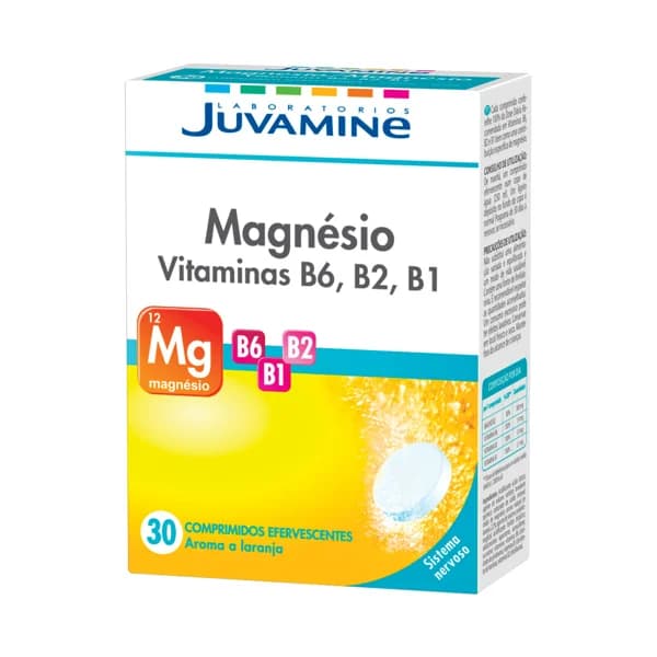 JUVAMINE Magnesio + Vitamina B6 B2 B1  30 Comprimidos - 0.07 kg - Imagen del producto en Findit