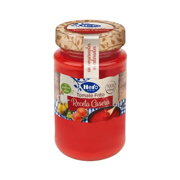 HERO Tomate frito receta casera frasco de 370 g. - 0.37 kg - Imagen del producto en Findit