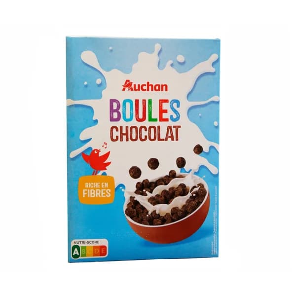 PRODUCTO ALCAMPO Cereales con forma de bolitas de chocolate 375 g. - 0.38 kg - Imagen del producto en Findit