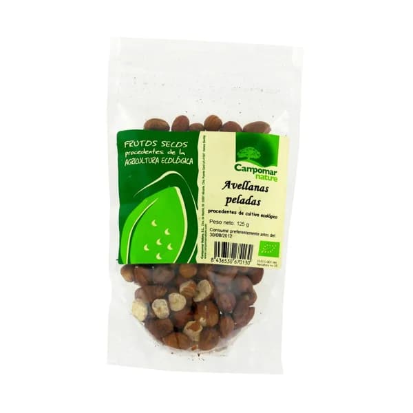 CAMPOMAR NATURE Avellanas Peladas ecológicas 125 g. - 0.13 kg - Imagen del producto en Findit