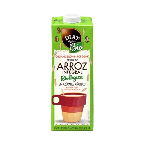 DIAT RADISSON Bebida de arroz integral ecológica, sin azúcares añadidos 1 l. - 1 l - Imagen del producto en Findit