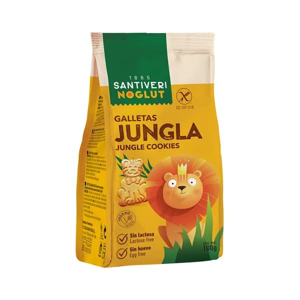 NOGLUT Galletas Sin Gluten jungla 100 g. - 0.1 kg - Imagen del producto en Findit