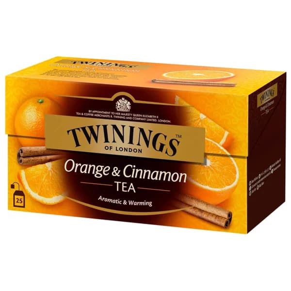 TWININGS Té negro con canela y naranja 25 uds. 50 g - 1 ud - Imagen del producto en Findit