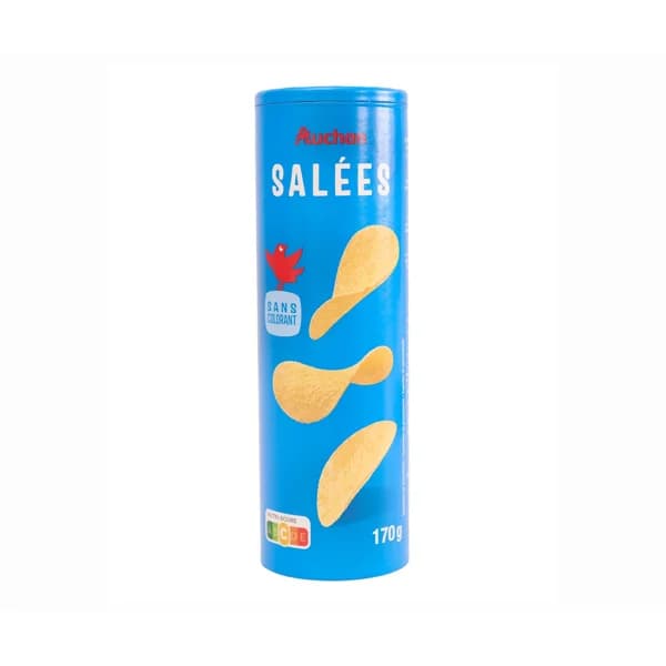 PRODUCTO ALCAMPO Patatas teja con sal PRODUCTO ALCAMPO 170 g. - 0.17 kg - Imagen del producto en Findit