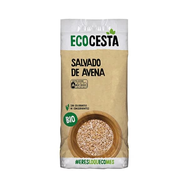 ECOCESTA Salvado de avena de agricultura ecológica 500 g. - 0.5 kg - Imagen del producto en Findit