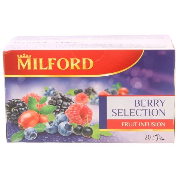MILFORD Infusión de frutas del bossque, principalmente bayas 20 uds. - 1 ud - Imagen del producto en Findit
