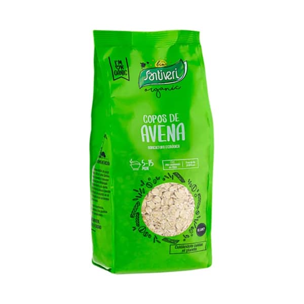 SANTIVERI Copos de avena integral de agricultura ecológica SANTIVERI 500 g. - 0.5 kg - Imagen del producto en Findit