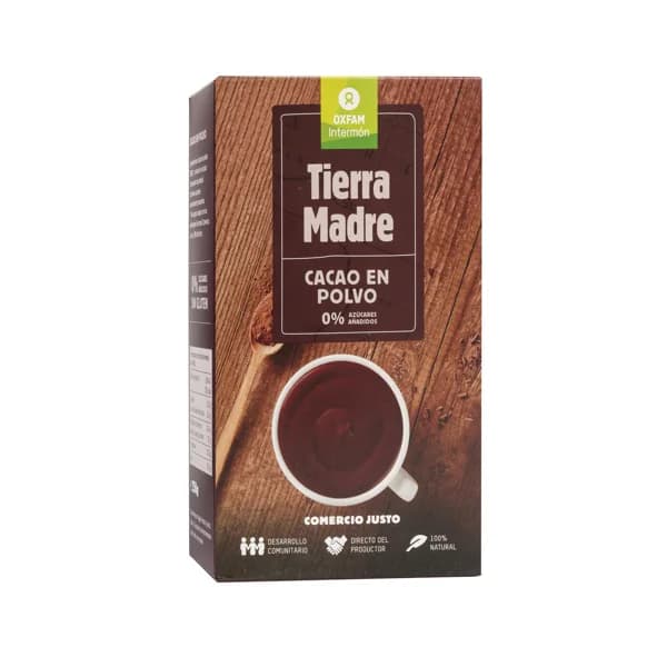 INTERMÓN OXFAM Cacao en polvo INTERMÓN OXFAM TIERRA MADRE 250 g. - 0.4 kg - Imagen del producto en Findit