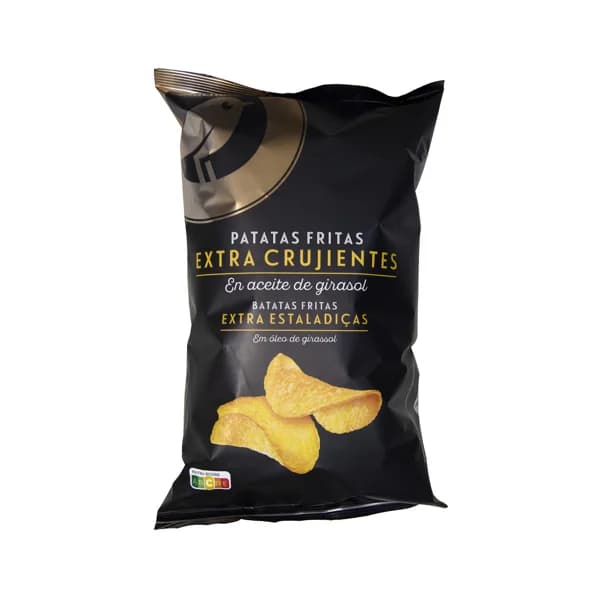 ALCAMPO GOURMET Patatas fritas lisas en aceite de girasol extra crujientes ALCAMPO GOURMET 180 g. - 0.18 kg - Imagen del producto en Findit