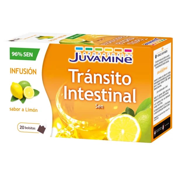 JUVAMINE  Infusión sabor a limón para el tránsito intestinal  20 uds. - 1 ud - Imagen del producto en Findit