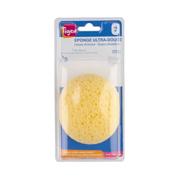 Esponja bebé ultrasuave TIGEX. - 1 ud - Imagen del producto en Findit