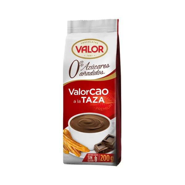 VALORCAO Cacao a la taza 0% azúcares añadidos 200 g. - 0.2 kg - Imagen del producto en Findit