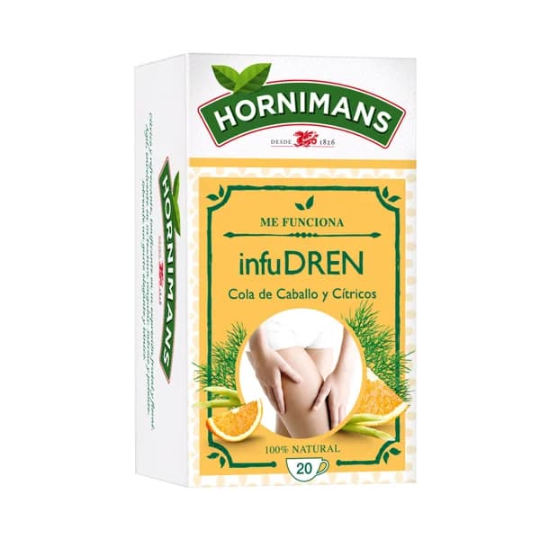 HORNIMANS Infusión de plantas aromatizadas (ayuda natural para eliminar líquidos) 20 uds. - 1 ud - Imagen del producto en Findit