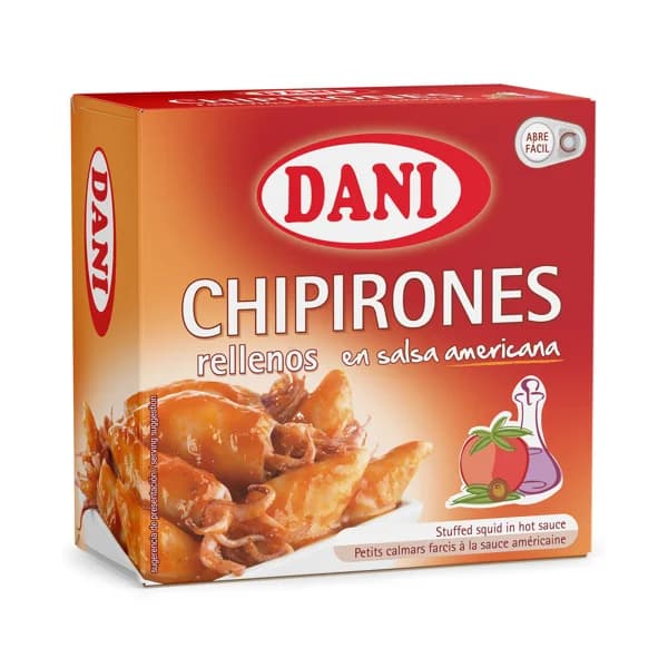 DANI Chipirones en salsa americana lata de 96 g. - 0.1 kg - Imagen del producto en Findit