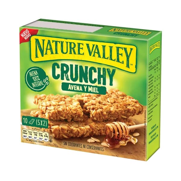 NATURE VALLEY Barritas de cereal avena y miel NATURE VALLEY 210 g. - 0.21 kg - Imagen del producto en Findit