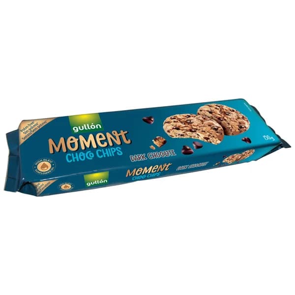 GULLÓN Moment Galletas con pepitas de chocolate negro 150 g. - 0.15 kg - Imagen del producto en Findit