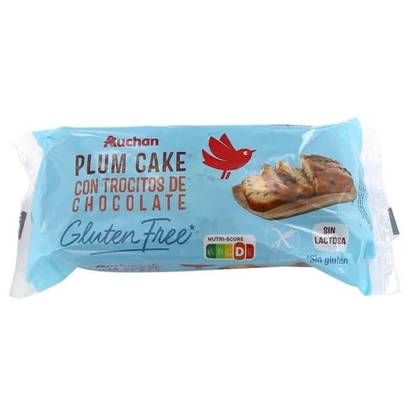 PRODUCTO ALCAMPO Plumcake con trocitos de choco sin gluten 240 g. - 0.24 kg - Imagen del producto en Findit