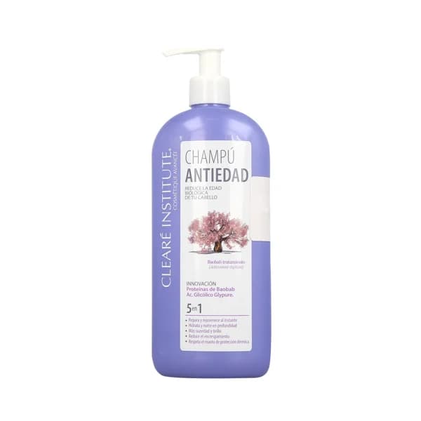 CLEARÉ INSTITUTE Champú anti edad con proteínas de Baobab y ácido glicólico CLEARÉ INSTITUTE 400 ml. - 0.4 l - Imagen del producto en Findit