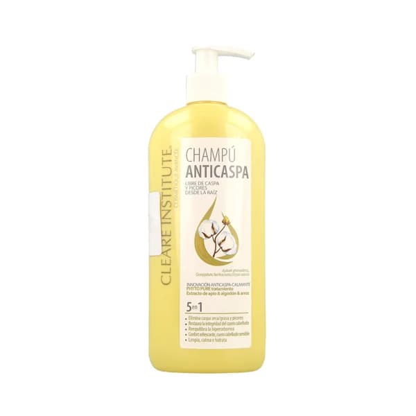 CLEARÉ INSTITUTE Champú anticaspa con extracto de apio, algodón y arroz CLEARÉ INSTITUTE 400 ml. - 0.4 l - Imagen del producto en Findit