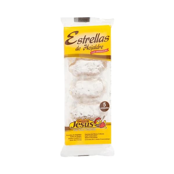 PASTELERÍA JESÚS Estrellas de hojaldre 125 gr. - 0.13 kg - Imagen del producto en Findit