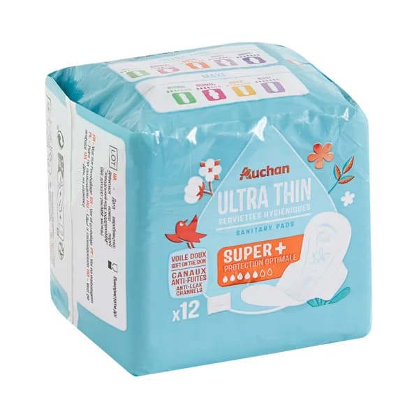 PRODUCTO ALCAMPO Compresas super ultra finas, con alas PRODUCTO ALCAMPO 12 uds. - 1 ud - Imagen del producto en Findit