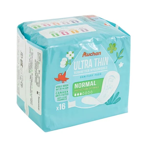 PRODUCTO ALCAMPO Compresas normal ultra finas y sin alas PRODUCTO ALCAMPO 16 uds. - 1 ud - Imagen del producto en Findit