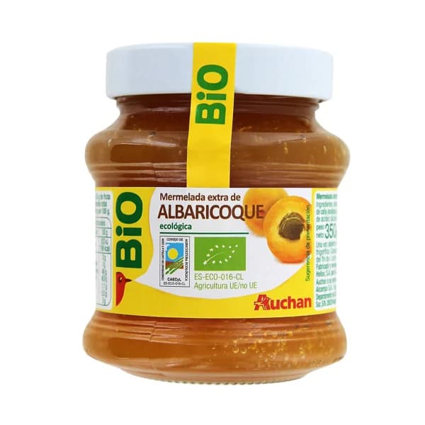 ALCAMPO ECOLÓGICO Mermelada de albaricoque ALCAMPO ECOLÓGICO 350 g. - 0.35 kg - Imagen del producto en Findit