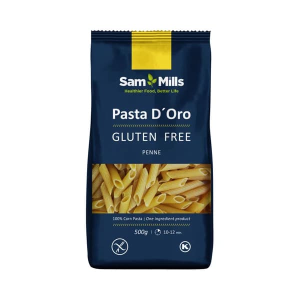 SAM MILLS Pasta Penne rigate, pasta sin gluten 500 g. - 0.5 kg - Imagen del producto en Findit