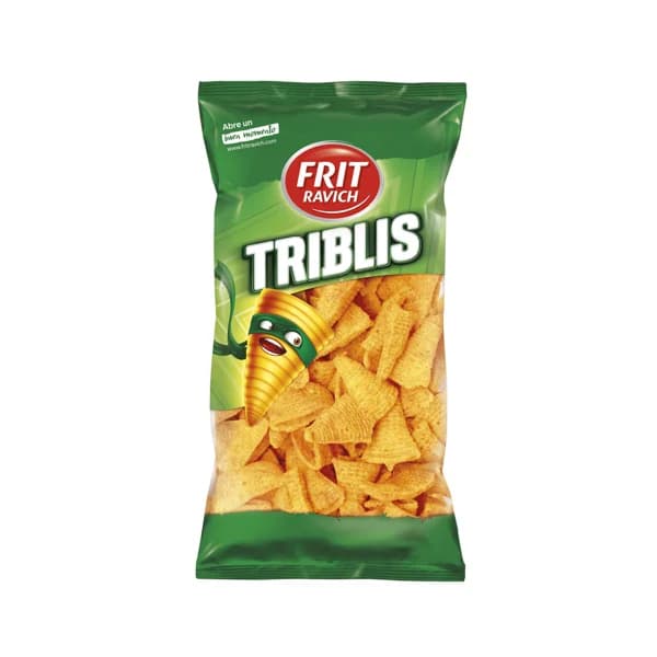 FRIT RAVICH Snack de conos de maíz con sabor a bacon y queso FRIT RAVICH TRIBLIS bolsa de 110 g. - 0.11 kg - Imagen del producto en Findit