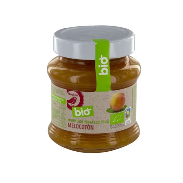 ALCAMPO ECOLÓGICO Mermelada extra de melocotón ALCAMPO ECOLÓGICO 350 g. - 0.35 kg - Imagen del producto en Findit