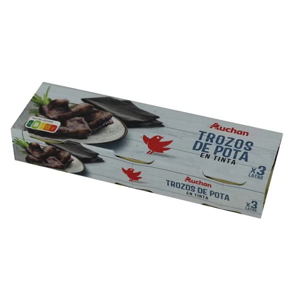 PRODUCTO ALCAMPO Pota en su tinta en trozos 3 uds x 51 g. - 0.17 kg - Imagen del producto en Findit