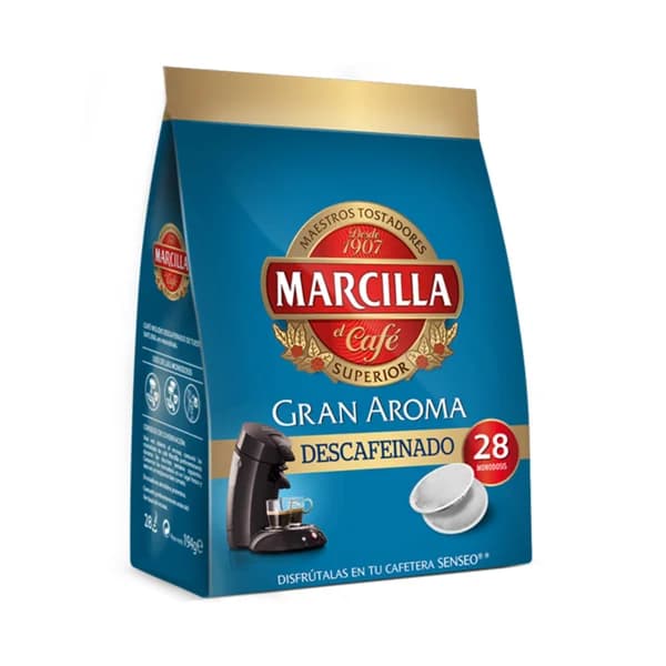 MARCILLA Café en cápsulas descafeinado Gran Aroma 28 uds. - 0.19 kg - Imagen del producto en Findit