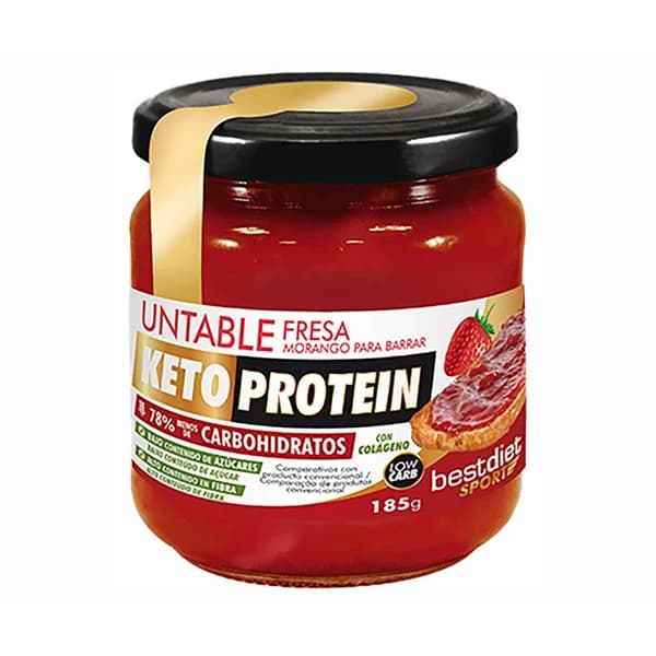 KETOPROTEIN Untable de fresa 185 gr. - 0.19 kg - Imagen del producto en Findit