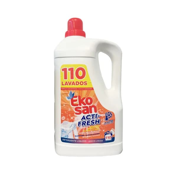 EKOSAN Detergente líquido acti-fresh 100 ds 5 l - 1 ud - Imagen del producto en Findit